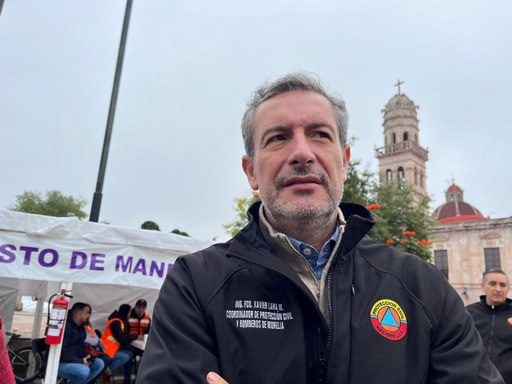 Azota a Morelia frente frío con bajas temperaturas