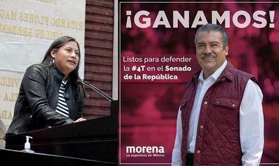 Llegó la venganza de Morón; en negociación él y Celeste Ascensión son los precandidatos al Senado