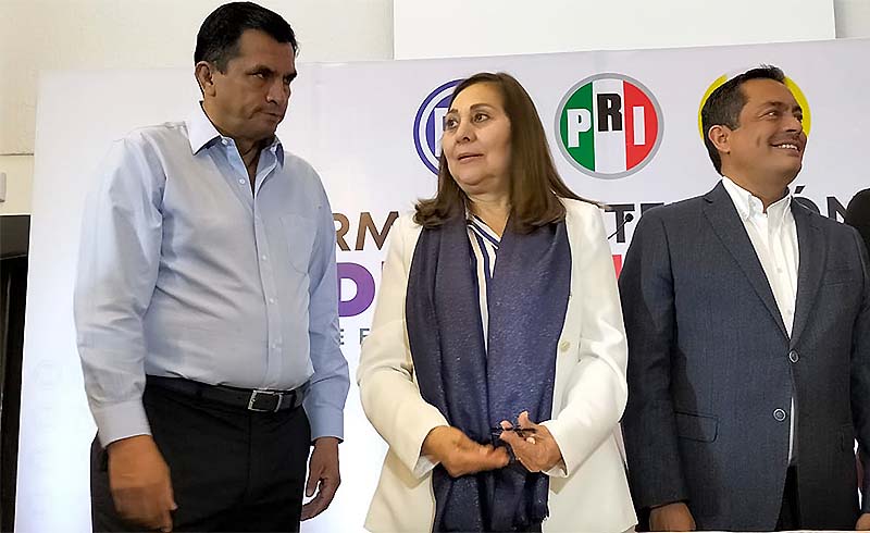 Madurez política y responsabilidad brindaron al PAN-PRI -PRD competir en candidatura común: Cuquita Cabrera