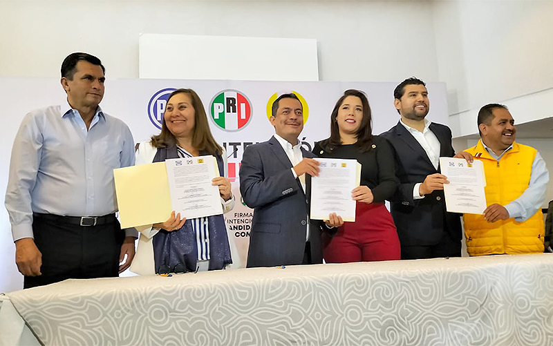 Van PAN-PRI-PRD en candidatura común en las 112 alcaldías y 24 diputaciones locales