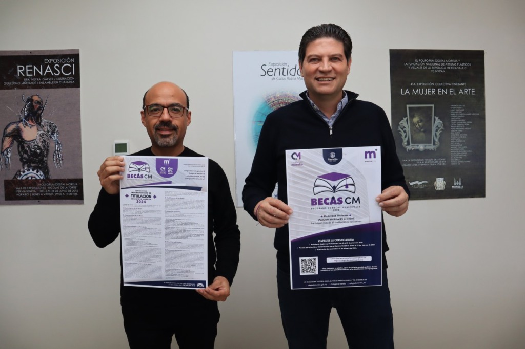 Arranca registro para las Becas de Titulación del Colegio de Morelia 2024