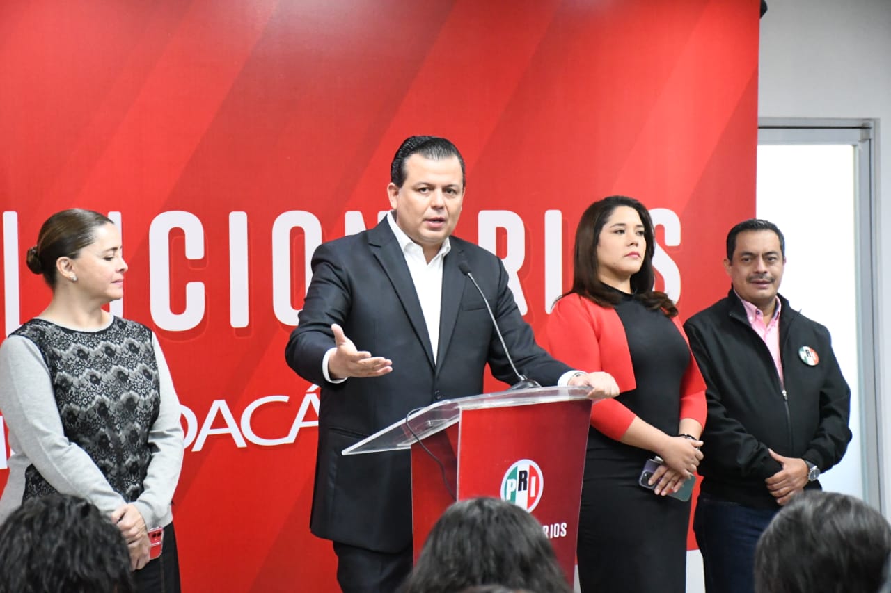 Pide PRI Michoacán a las autoridades combatir a la delincuencia en la entidad
