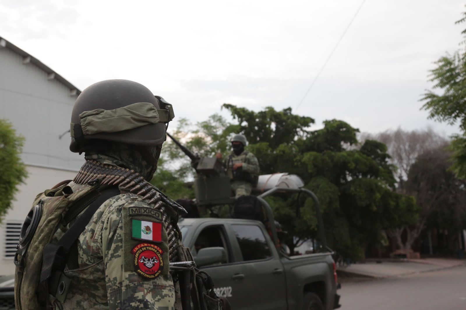 SSP, Sedena y GN aseguran 20 artefactos explosivos, en Apatzingán