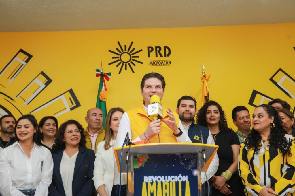 Dirigencia estatal del PRD respalda a Alfonso Martínez, rumbo a reelección en Morelia