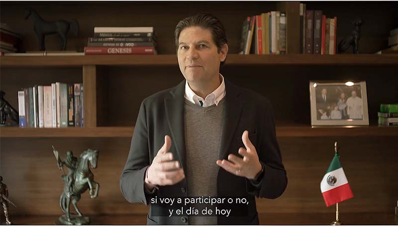 Anuncia Alfonso Martínez que va por la reelección de alcalde de Morelia