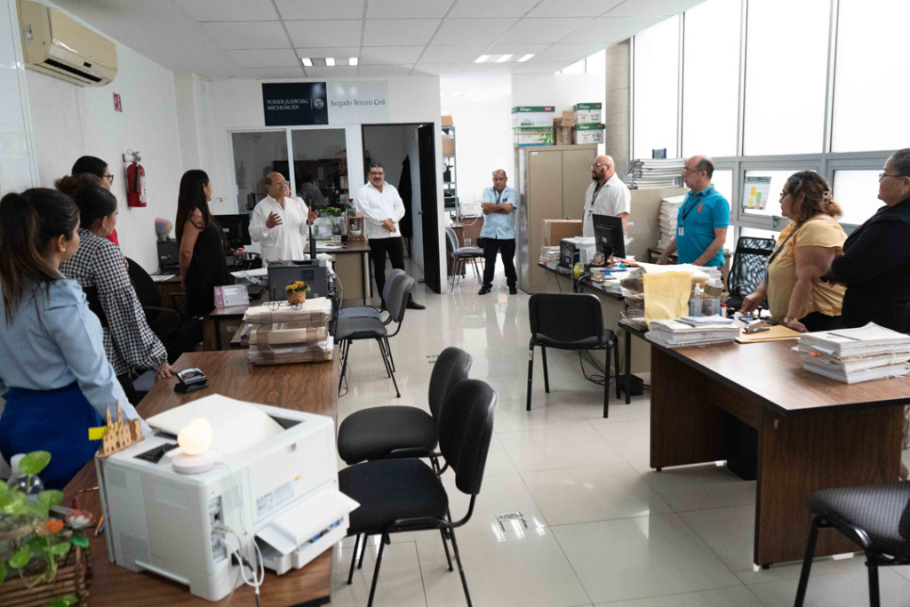 Busca Consejo del Poder Judicial de Michoacán equilibrar la carga laboral en los juzgados de primera instancia de Lázaro Cárdenas