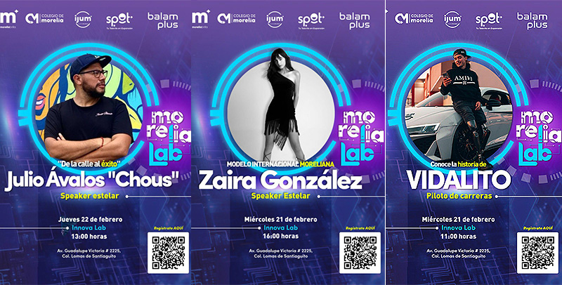 Talento moreliano y de talla internacional, presente en Morelia Lab