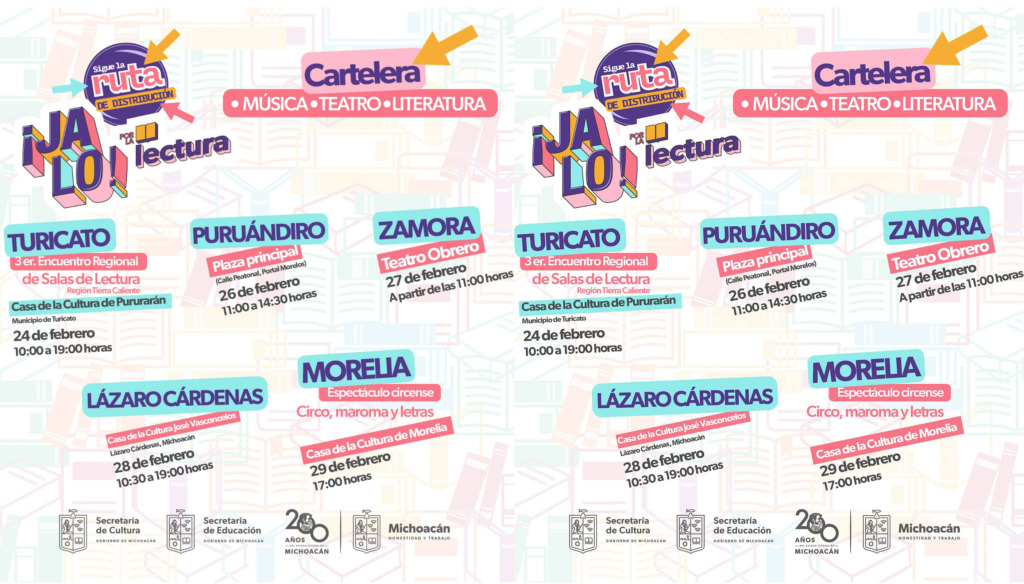 Arrancan jornadas culturales de Jalo por la Lectura