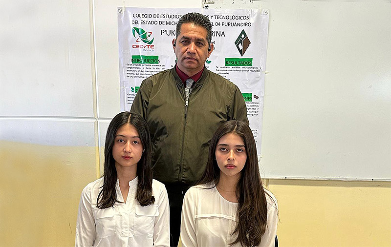 Alumnas del Cecytem ganan segundo lugar en Feria de Ciencias e Ingeniería