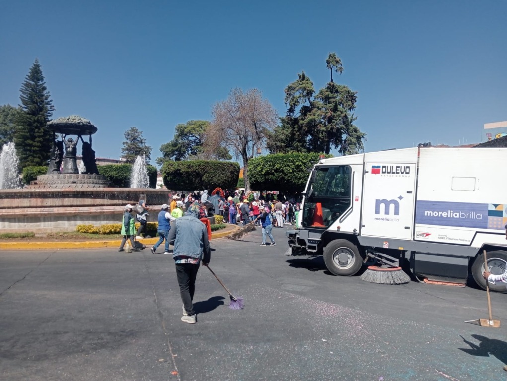 Gobierno de Morelia despliega operativo inmediato de limpieza
