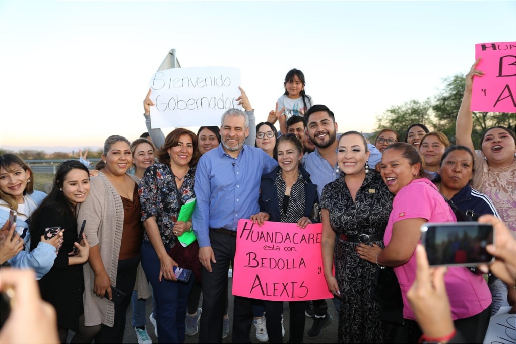 Inaugura Bedolla rehabilitación de la carretera Cuitzeo-Villa Morelos 