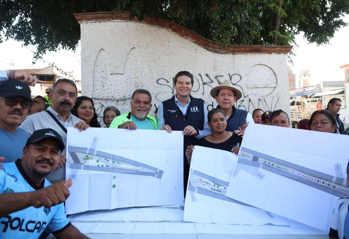 Celebran vecinos construcción de parques lineales y zonas seguras para peatones en Morelia