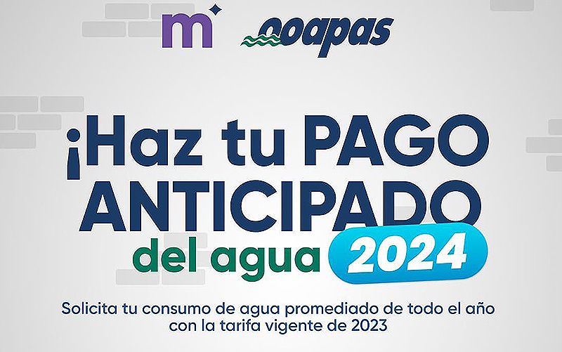 Seguirá Programa de Pago Anticipado del OOAPAS en febrero