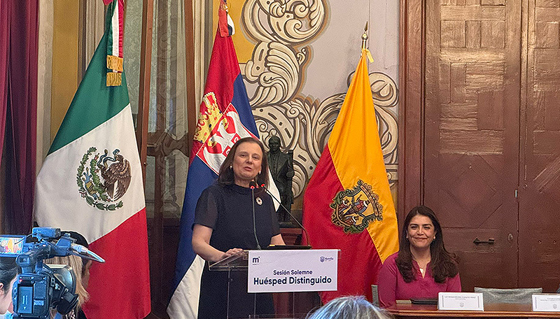 Nombran a Tatiana Conic Huésped Distinguida de la Ciudad de Morelia