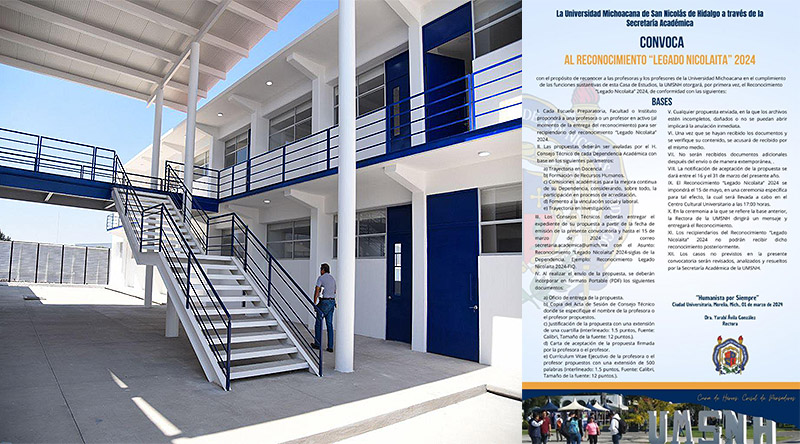 Por primera vez, la UMSNH entregará el Reconocimiento “Legado Nicolaita”