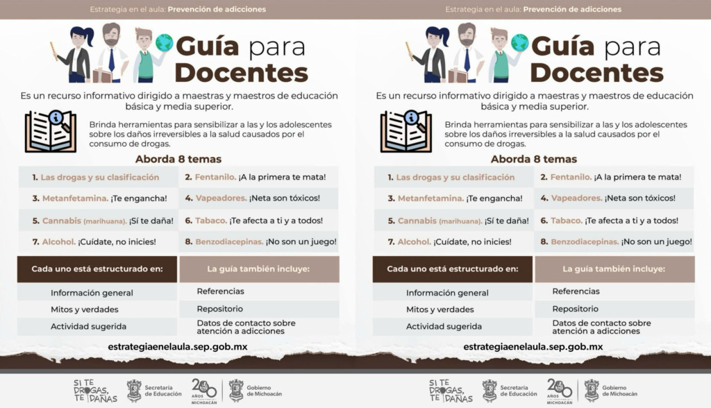 Conoce la guía con herramientas para prevenir adicciones en estudiantes