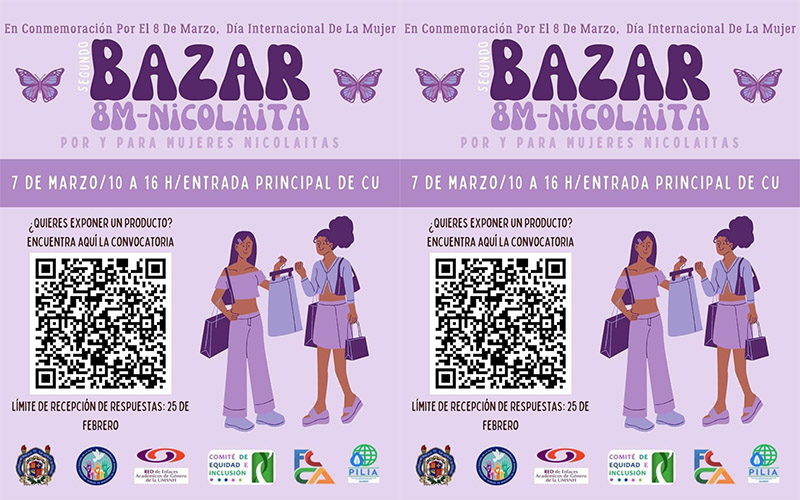 Más de 60 actividades realizará la UMSNH en el marco del Día Internacional de la Mujer