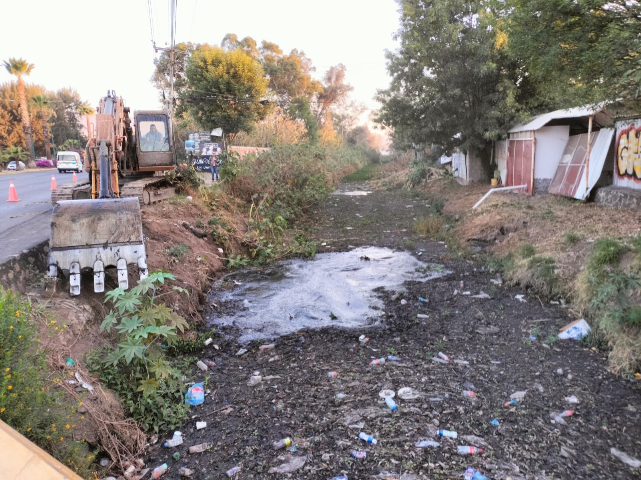 Aviso vial por trabajos de limpieza preventiva en el dren Barajas