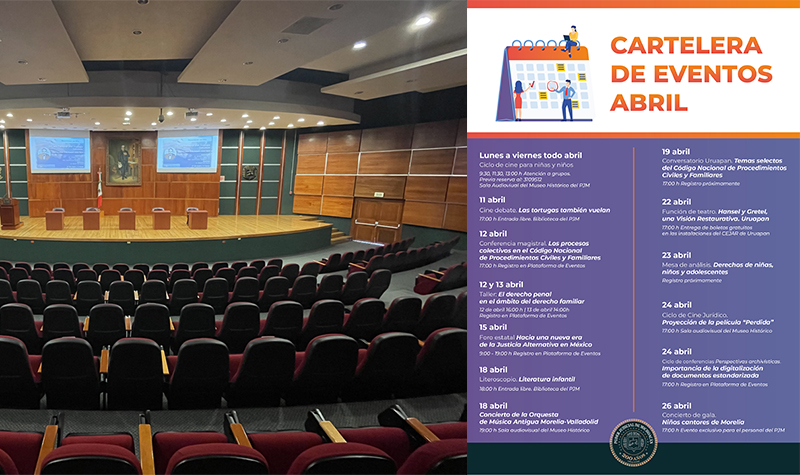 Conferencias, talleres, cine debates y obra de teatro infantil, entre las actividades del PJM disponibles en abril