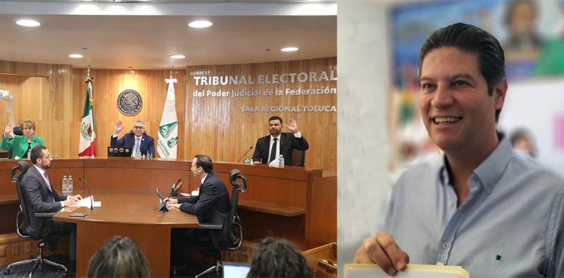 Sala Regional Toluca y Tribunal Electoral dan la razón a Alfonso Martínez