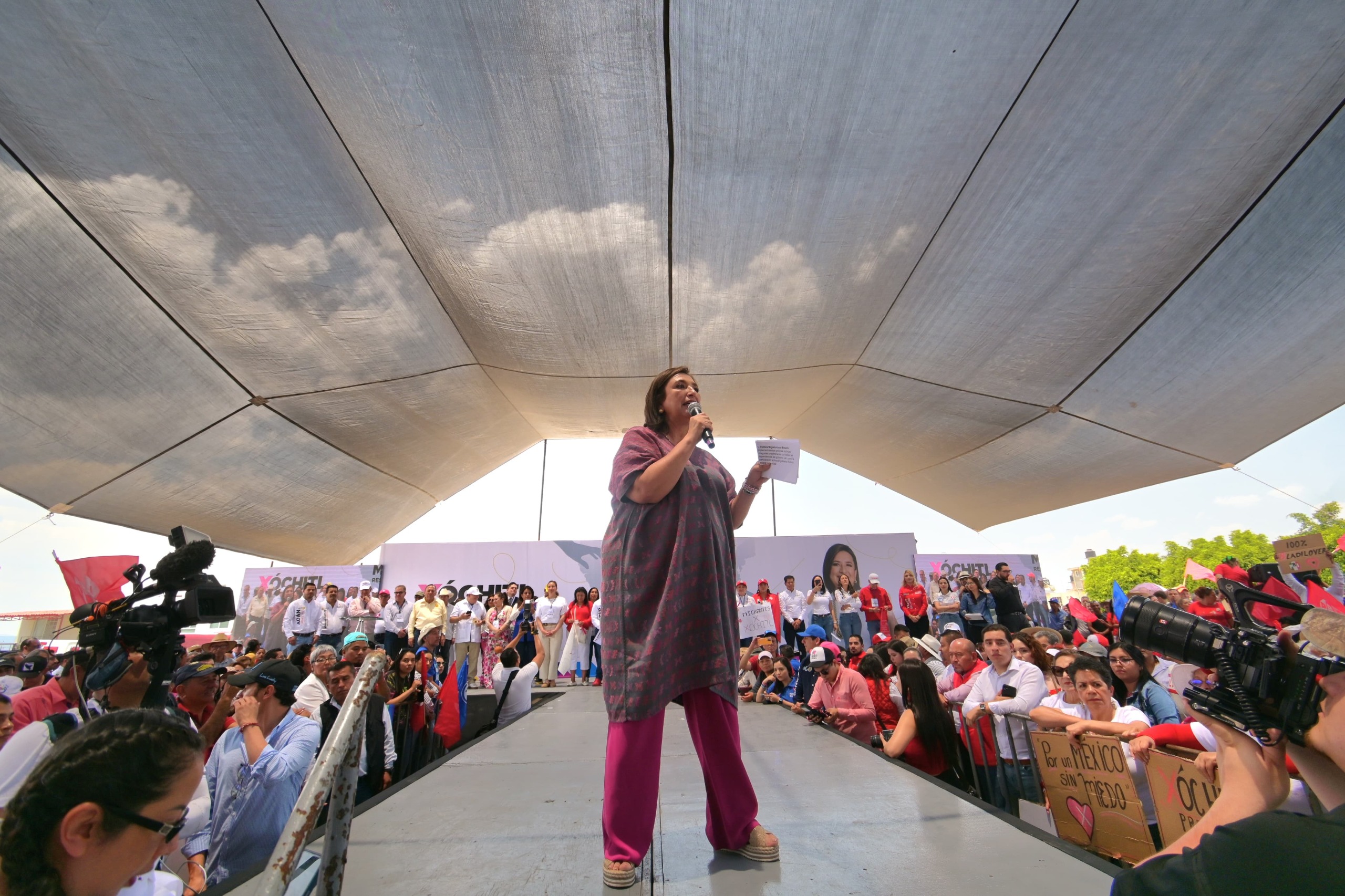 “Se acabaron los abrazos”, soy mujer valiente que enfrentaré a la delincuencia por el bien de México: Xóchitl
