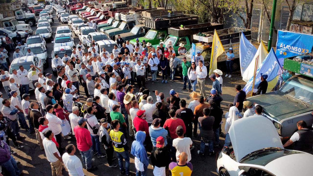 Empresas recolectoras y taxistas, refrendan apoyo a Alfonso