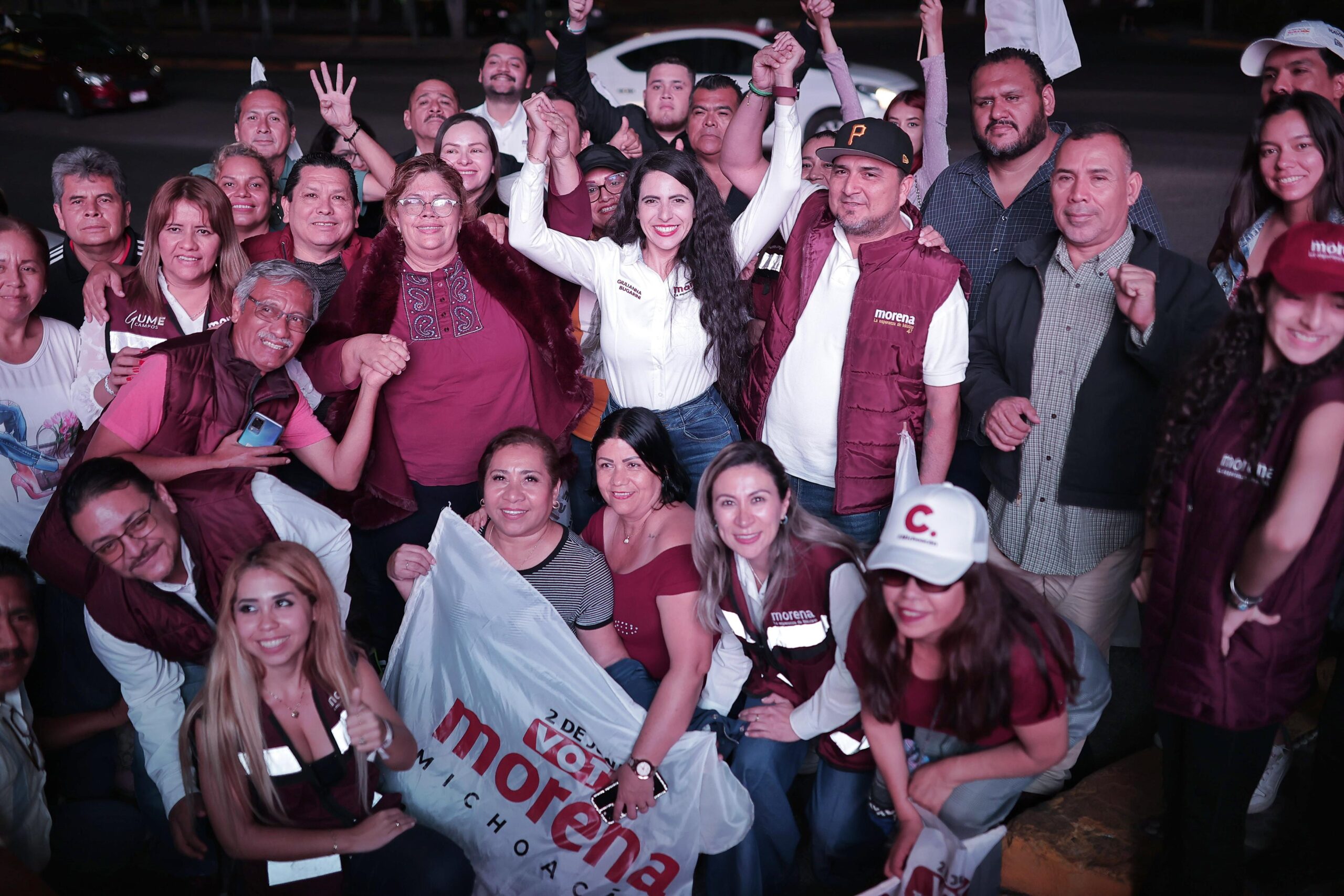 Giulianna Bugarini arranca campaña con el respaldo de la gente, en el distrito 11