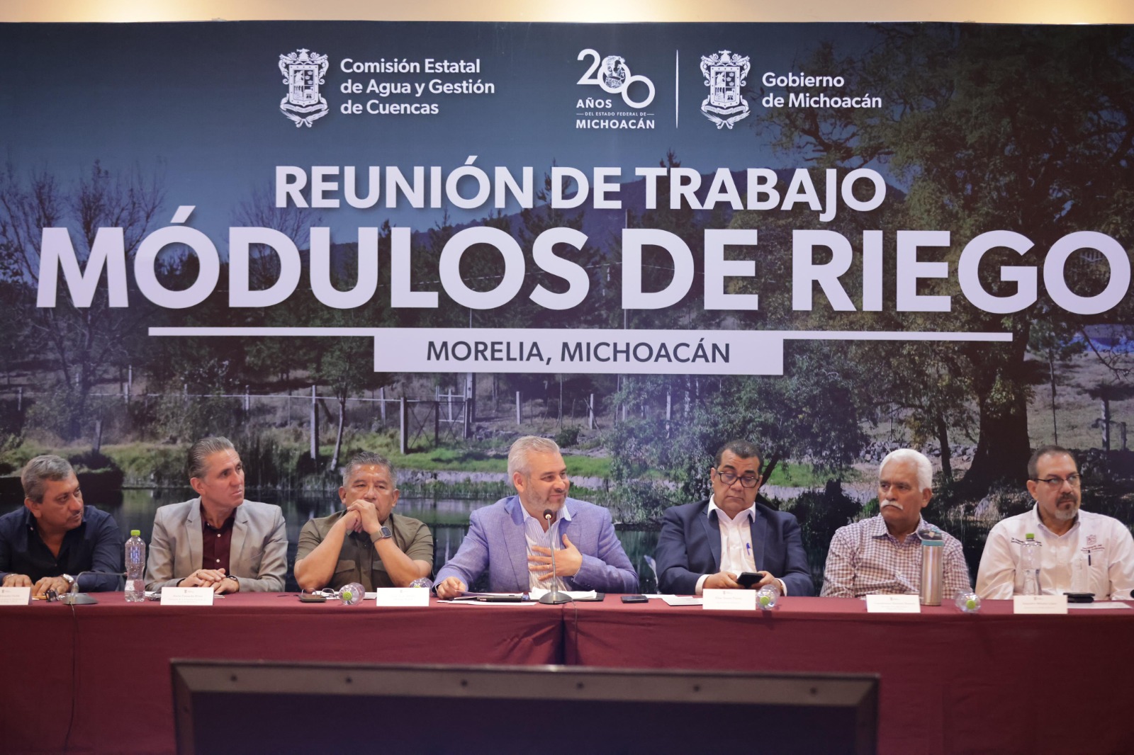 Gobierno de Michoacán y módulos del agua trabajan para cuidar el uso de este recurso