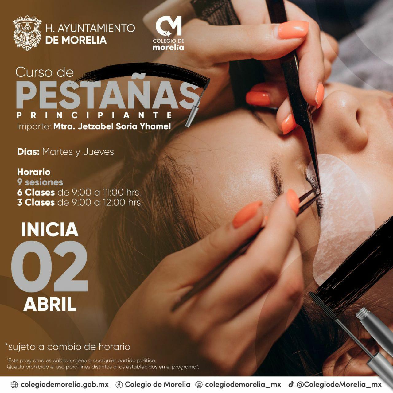Arrancan talleres de belleza en el Colegio de Morelia.