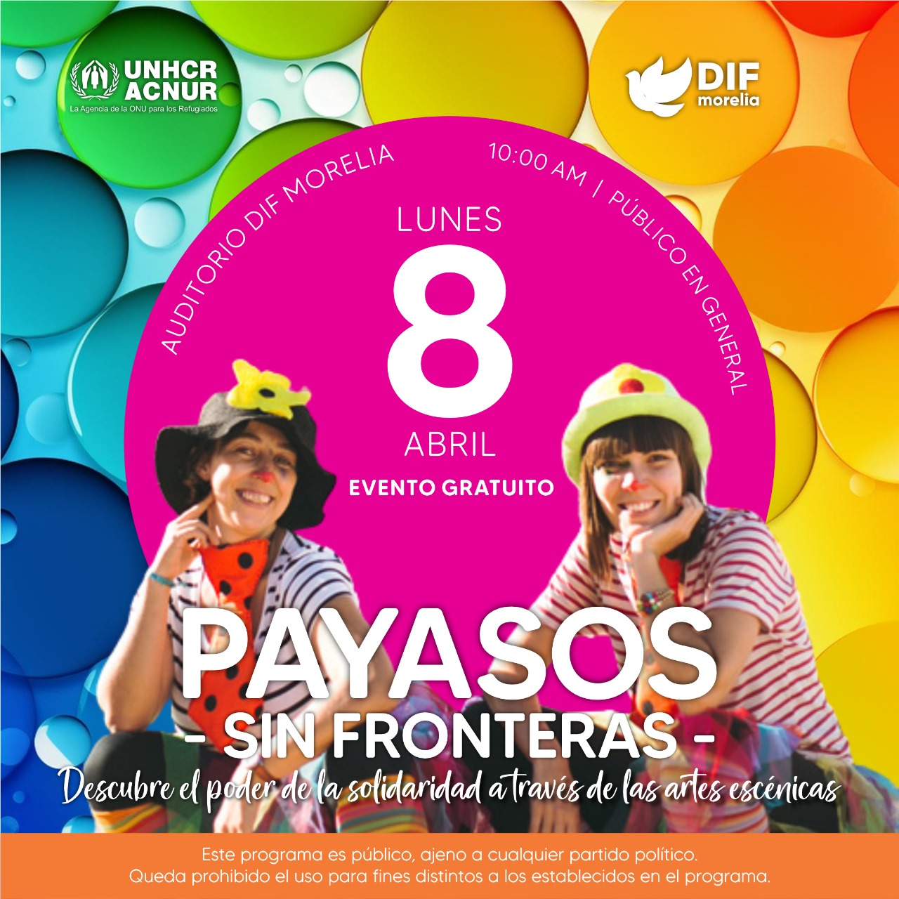 DIF Morelia y ONU anuncian función especial de artes escénicas