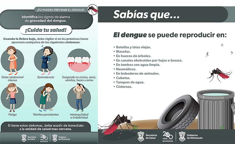 Conoce los síntomas del dengue para pedir atención médica inmediata