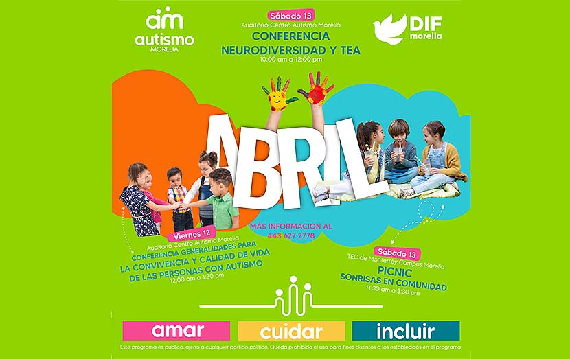 DIF Morelia invita a las actividades “Creando Comunidad – Morelia incluyente”