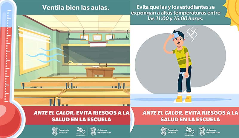 SSM recomienda evitar este horario para actividades al aire libre en escuelas