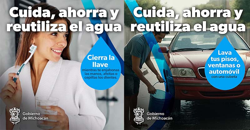 En sequía el 84 % del territorio michoacano; cuida el agua con estas acciones diarias