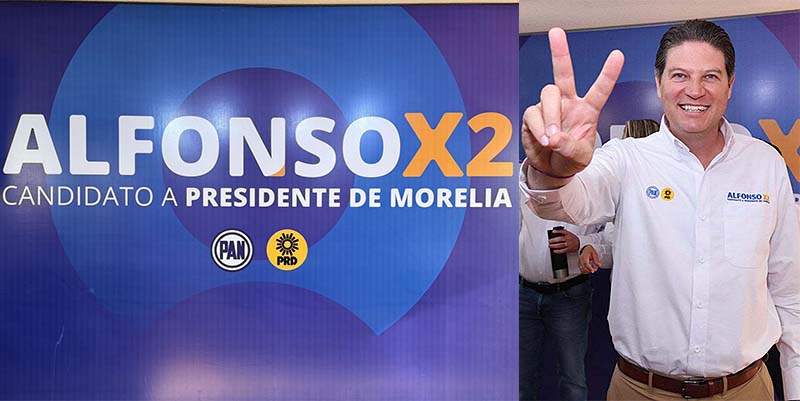 “Alfonso X2”, eslogan de campaña que multiplica el desarrollo de Morelia