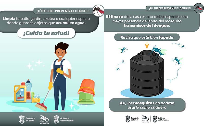 Identifica los síntomas del dengue para recibir atención médica