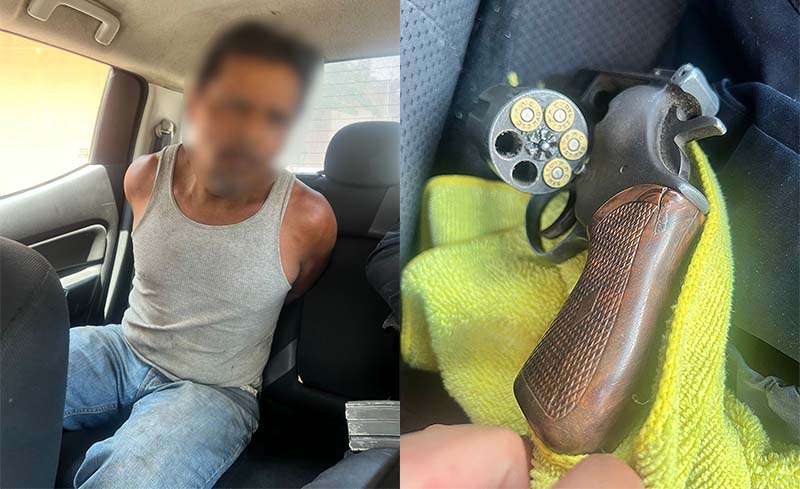 Policía de Morelia pone a disposición de la FGR a masculino que portaba arma de fuego