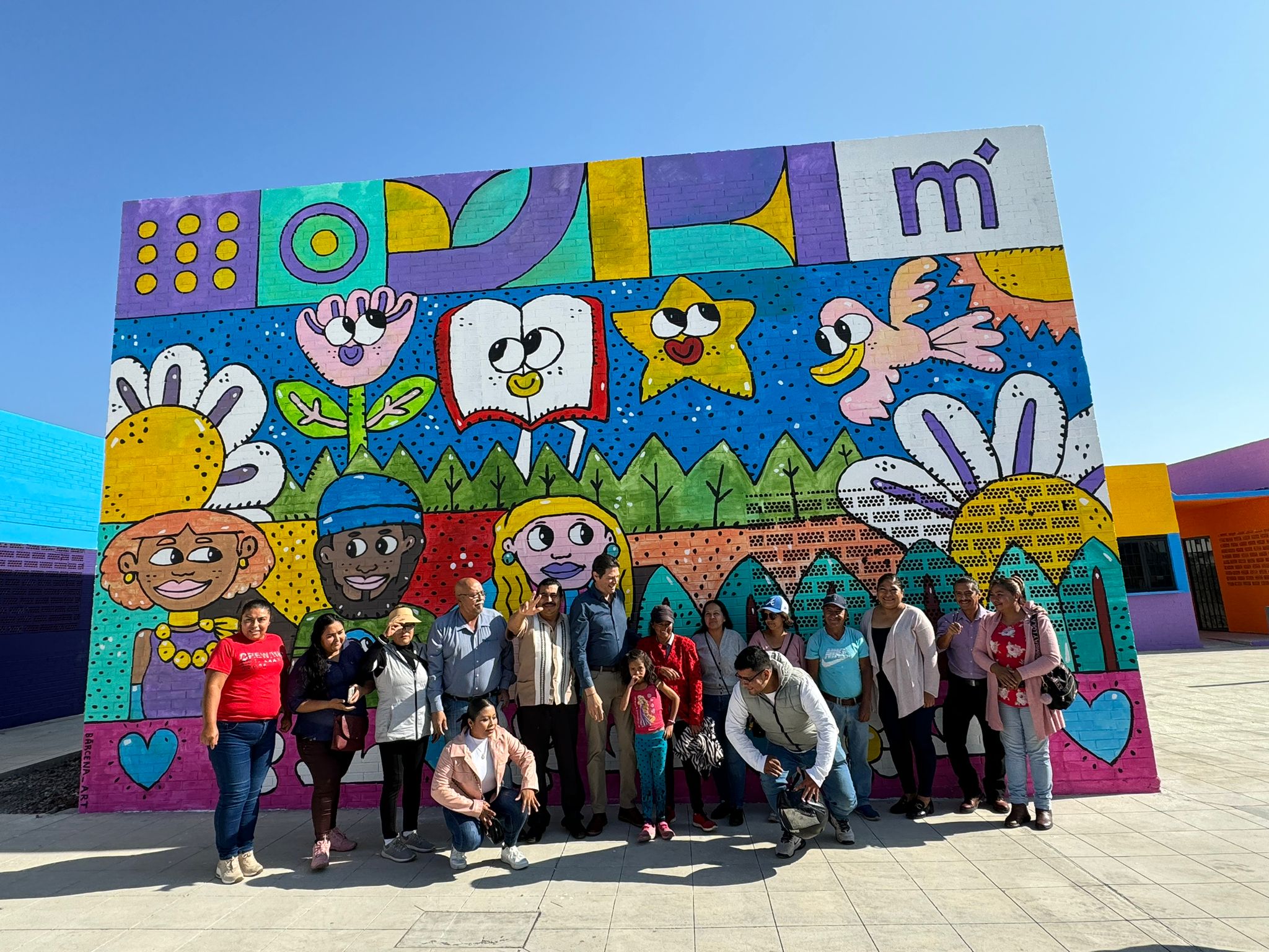 Visita alcalde Centro Spot en Villas del Pedregal