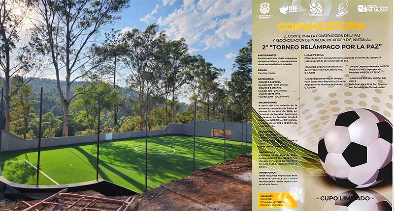 Invita Gobierno de Morelia a “2° Torneo Relámpago por La Paz”