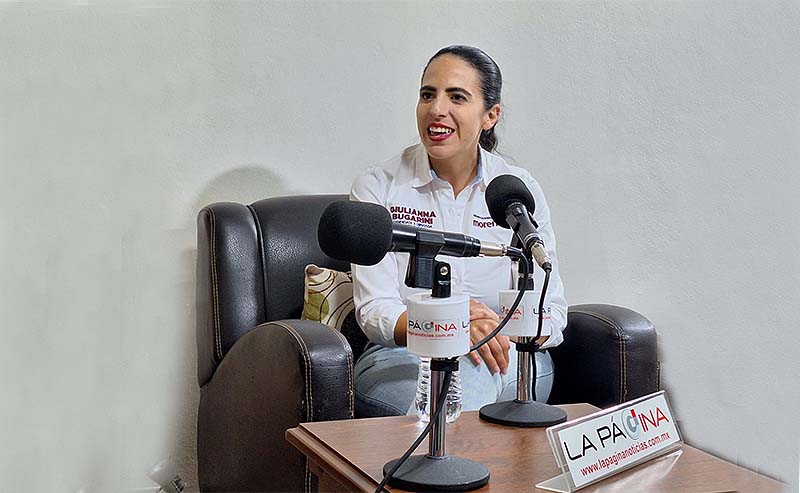 ENTREVISTA. Transformar al Poder Legislativo e impulsar una verdadera infraestructura vial para Morelia, son motivos de Giulianna Bugarini