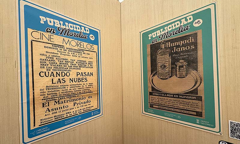 Inauguran la exposición “Publicidad en Morelia, siglo XX”