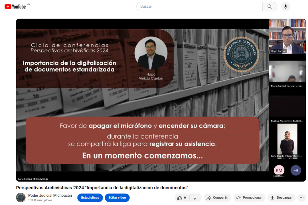 Accede a contenidos como conferencias, conversatorios, mesas de análisis y cápsulas informativas del PJM a través de YouTube