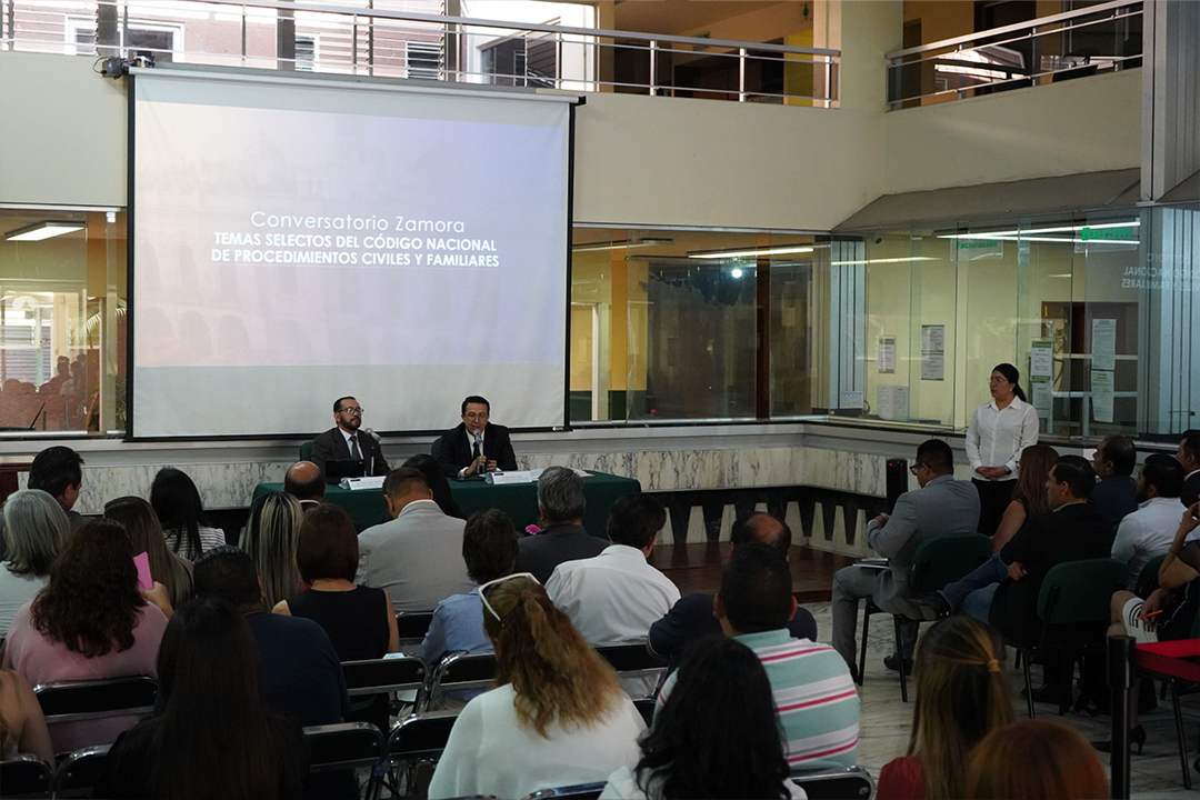 Jueces de Zamora analizan el Código Nacional de Procedimientos Civiles y Familiares