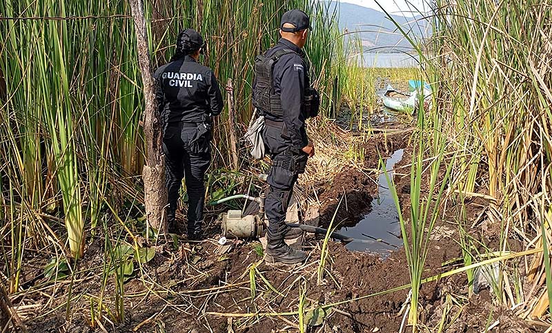 Extraían 200 mil litros de agua del Lago de Zirahuén en ocho horas. Desactivan e toma