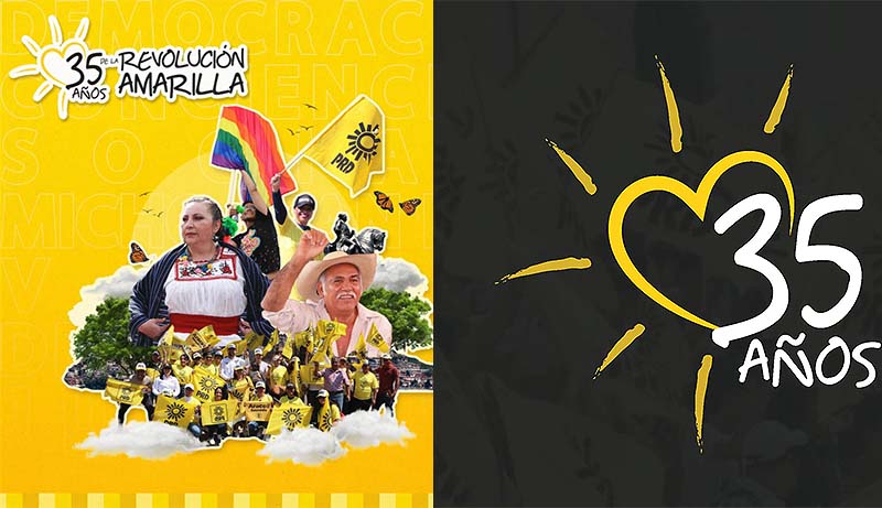 ANIVERSARIO. PRD : 35 años de lucha por un México democrático y de libertades