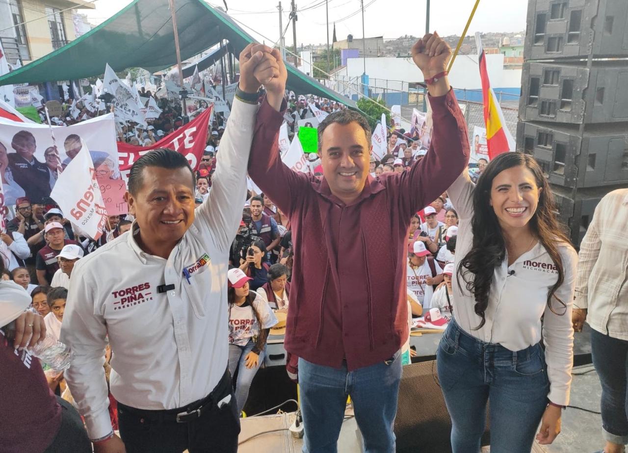 Cierres de campaña demuestran que Morena tiene el respaldo popular para recuperar Morelia: JP Celis