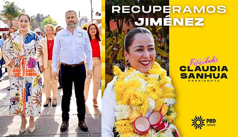 [2:44 p.m., 14/6/2024] Brissa Arroyo: Exhorta PRD a respetar el triunfo de Claudia Sanhua, en Jiménez