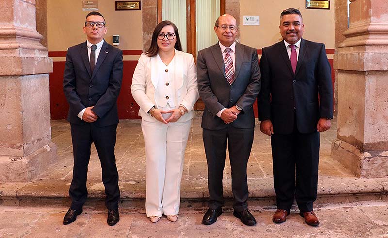 Designan a Genaro Álvarez Pérez, Alejandra Elenni Velázquez Espino y Enock Iván Barragán Estrada como magistrados del Supremo Tribunal de Justicia del Estado