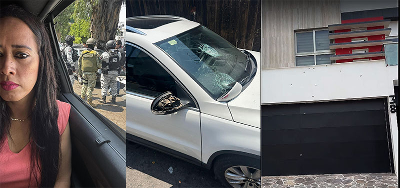 Balacean casa de Tere Mora, atentado en el marco del recuento de votos de la elección por la Presidencia Municipal de Zamora