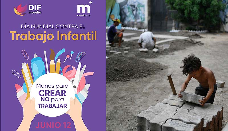DIF Morelia impulsa campaña de prevención y desaliento del trabajo infantil